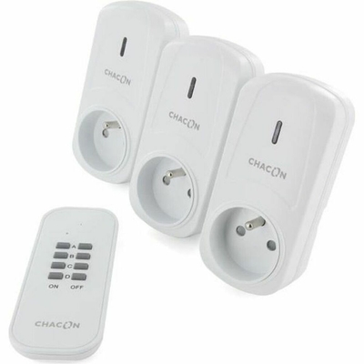 Product Μονόπριζο με Τηλεχειριστήριο Chacon (x3) base image