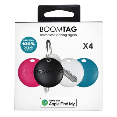 Product Tracker Boompods Boomtag Multi Pack (4) base image