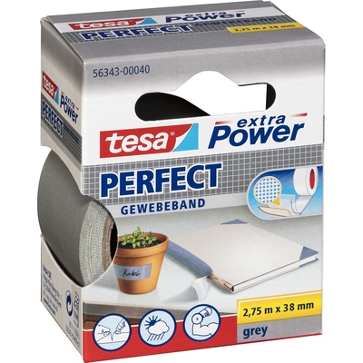 Product Αυτοκόλλητη Ταινία TESA 2,75m x 38mm extra Power Gray Perfekt 56343 base image