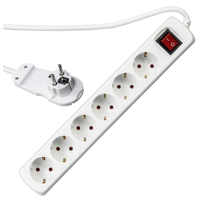 Product Πολύπριζο REV Multiple Socket Outlete 6-fold 2m White base image