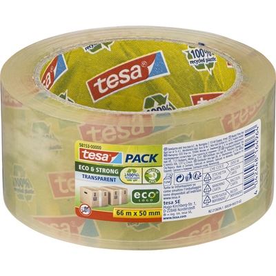 Product Αυτοκόλλητη Ταινία TESA 66m x 50mm Eco&Strong transparent 58153 base image