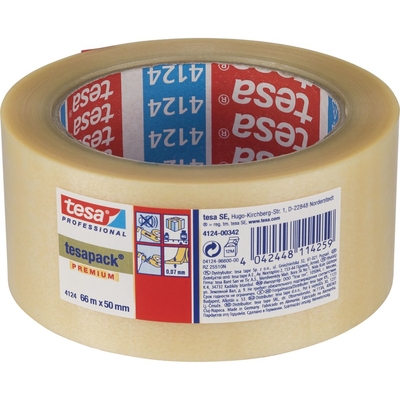 Product Αυτοκόλλητη Ταινία TESA 66m x50mm PVC transparent 04124 base image