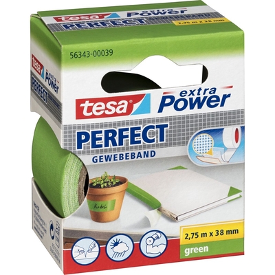 Product Αυτοκόλλητη Ταινία TESA 2,75m x 38mm extra Power Green Perfekt 56343 base image