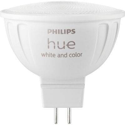 Product Smart Λάμπα LED Philips Hue MR16 400lm White Color Amb. base image