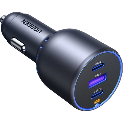 Product Φορτιστής Αυτοκινήτου Ugreen 75W 3-Port Fast gray base image