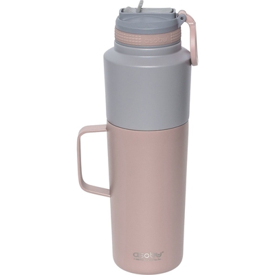 Product Θερμός Asobu Twin Pack Bottle with Mug Pink, 0.9 L + 0.6 L base image