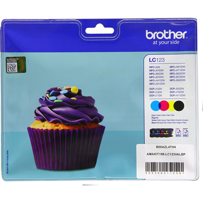 Product Μελάνι Brother LC-123 Value Pack BK/C/M/Y base image