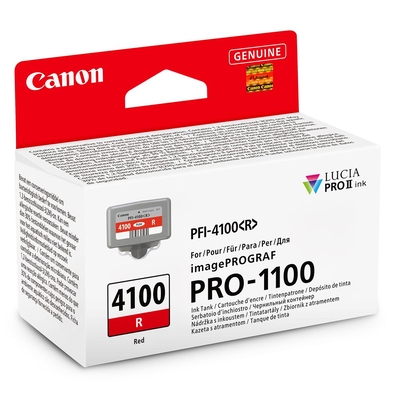 Product Μελάνι Canon PFI-4100 R red base image