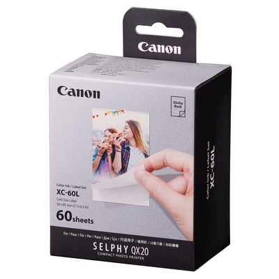 Product Φωτογραφικά Χαρτιά Canon XC-60 L Sticker Set 60 Sh. 54 x 85 mm base image
