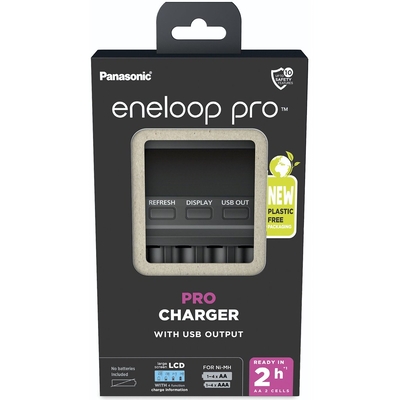 Product Φορτιστής Μπαταριών Panasonic Eneloop LCD PRO BQ-CC65 ERP base image