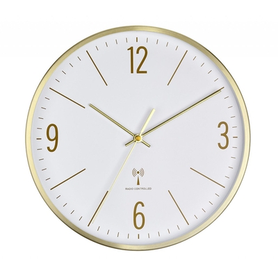 Product Ρολόι Τοίχου TFA 60.3534.53 metallic colors gold-colored base image