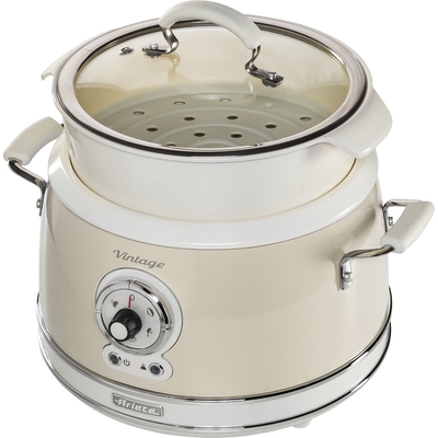 Product Βραστήρας Ρυζιού Ariete Vintage Food Steamer, beige base image