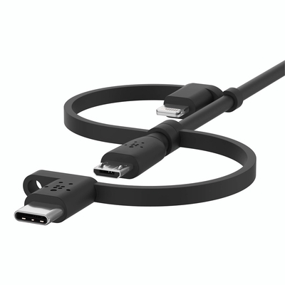 Product Καλώδιο USB Belkin 1,2m Lightn./Micro/USB-C - USB-A base image