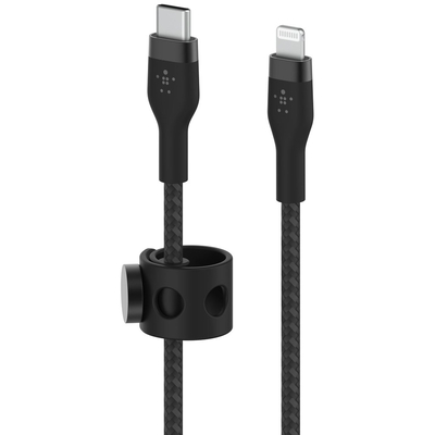 Product Καλώδιο USB Belkin Flex Lightning/USB-C 15W 3m mfi. cert. Black CAA011bt3MBK base image