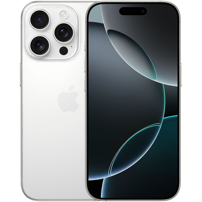 Product Smartphone Apple Iphone 16 Pro 128Gb White Titanium Myne3Qn/A base image