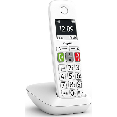 Product Ασύρματο Τηλέφωνο Gigaset E290 White (S30852-H2901-D202) base image