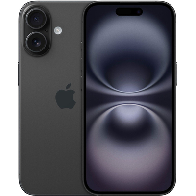 Product Smartphone Apple iPhone 16 Plus 128Gb Black Mxvu3Sx/A base image