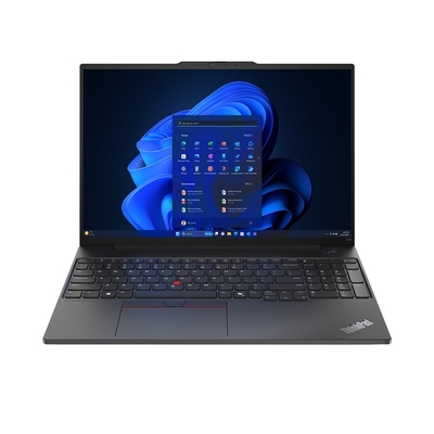 Product Laptop Lenovo 16" ThinkPad E16 AMD Ryzen 5 7535HS 16GB DDR5 512GB SSD Windows 11 Pro Black base image