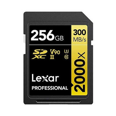 Product Κάρτα Μνήμης SDXC 256GB Lexar Professional 2000x UHS-II U3 ( 260/300 MB/s ) base image