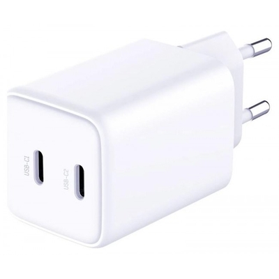 Product Φορτιστής Πρίζας 3MK Hyper PD 45W White + 2 Cable USB-C/C base image