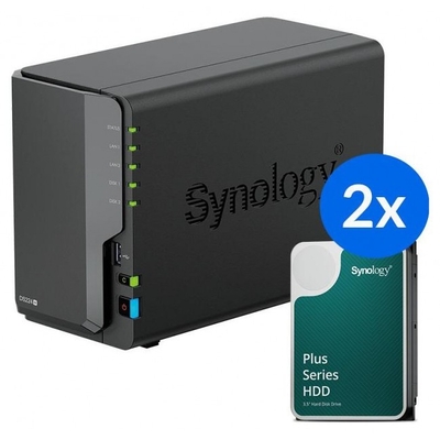 Product NAS Synology DS224+/2x HAT3300-6T (2x 6TB) base image