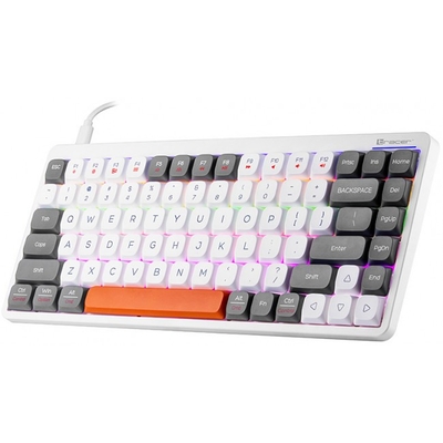 Product Πληκτρολόγιο Gaming Tracer FINA 84 Outemu Red Switch White-Gray base image