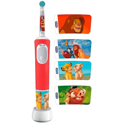 Product Ηλεκτρική Οδοντόβουρτσα Oral-B Vitality Pro D103 Kids 3+ Lion King Red base image