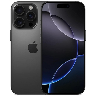 Product Smartphone Apple iPhone 16 Pro 128GB Titanium Black base image