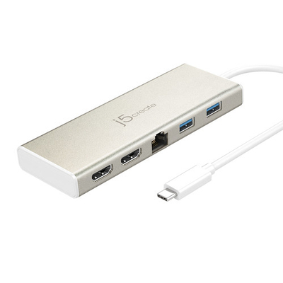Product Docking Station J5create Usb-C Dual HDMI Multi Dock base image