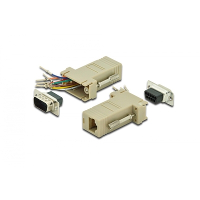 Product Αντάπτορας Digitus RS 232 DB9, RJ45, Modular DB9 M, RJ45 F base image