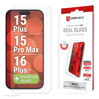 Product Screen Protector E.V.I Displex Real Glass Iphone 15 PLUS/15 PM/16 PLUS base image