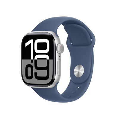 Product Smartwatch Apple Watch S10 Cell 42Mm Silver Alu W. Denim Sp Band M/L base image