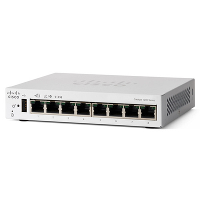 Product Network Switch Cisco Catalyst 1200 8-Port Ge Desktop base image