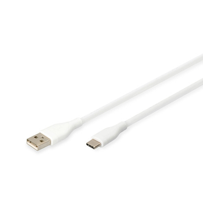 Product Καλώδιο USB Digitus 2M Usb-A To Usb-C White base image