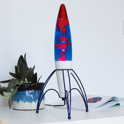 Product Λάμπα με Μάγμα Thumbs up! Lava Lampe "Retro Rakete" rot/Blue base image