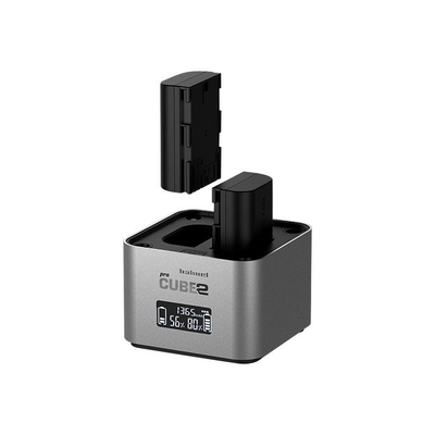 Product Φορτιστής Φωτογραφικών Μηχανών Hahnel dual Pro Cube 2 - Canon with LCD-Display retail base image