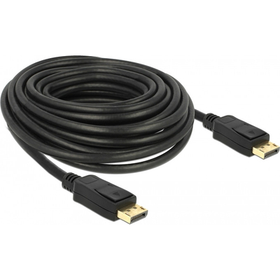 Product Καλώδιο DisplayPort Delock DP 1.2 -> DP M/M 10.0m Black 4K 60Hz base image