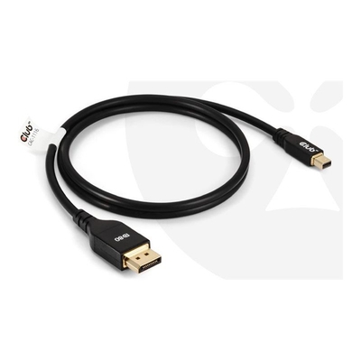 Product Καλώδιο DisplayPort Club 3D MiniDP 2.1 <-> DP2.1 1m 10K60Hz M/M retail base image