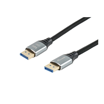 Product Καλώδιο DisplayPort Equip 2.1 M/M 2.00m16K/60Hz komp.HDCP Alum. gr base image