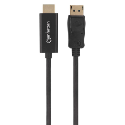 Product Καλώδιο DisplayPort Manhattan 4K@60Hz to HDMI 1m Black base image