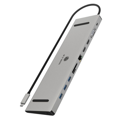 Product Docking Station IcyBox USB-C -> HDMI/VGA/USB-A/USB-C/3,5mm base image