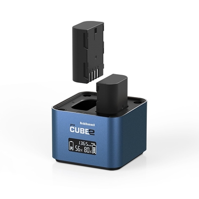 Product Φορτιστής Φωτογραφικών Μηχανών Hahnel dual Pro Cube 2 - Panasonic with LCD-Displ. retail base image
