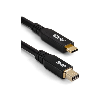 Product Καλώδιο DisplayPort Club 3D USB Type C <-> MiniDP 2.1 2m 8K30Hz M/M retail base image