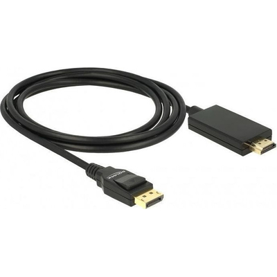Product Καλώδιο DisplayPort Delock DP -> HDMI M/M 4K 2.00m Black base image