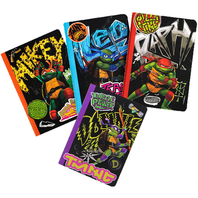 Product Σημειωματάρια Thumbs up! notebook 4er Set - TMNT base image