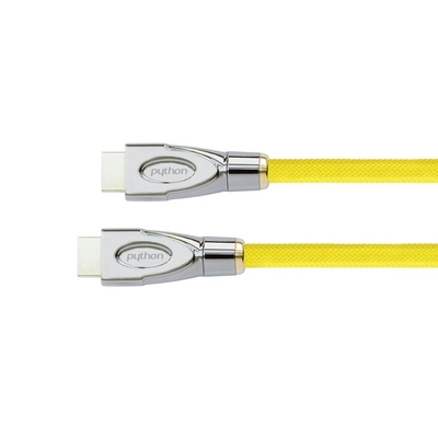 Product Καλώδιο HDMI Python HDMI« 2.0 4K2K nylon braid yellow 0,5m base image