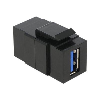 Product Αξεσουάρ Δικτύου Delock Keystone USB3.0 A Female Black base image