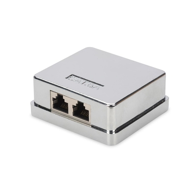 Product Αξεσουάρ Δικτύου Digitus surface-mounted box consolidation Cat6a 2xKeystone shielded base image