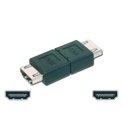 Product Αντάπτορας HDMI Digitus 4K, 3D capable, Ethernet, Black base image