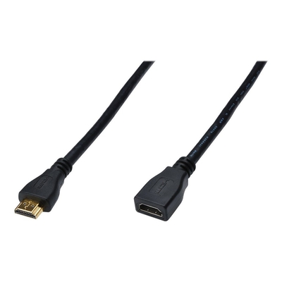 Product Καλώδιο HDMI Digitus extension m. Ethernet 4K 5m Black base image